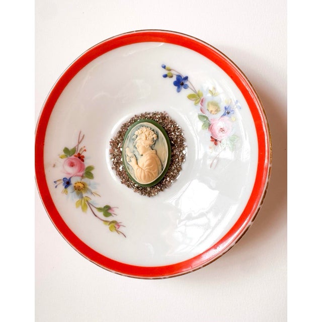 This listing is for one single plate. Little Relics No. 22 is an original mixed media assemblage created by Memphis artist...