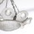 1930s Art Deco Frosted Glass Chandelier With Stylized Cubist Floral Motif For Sale - Image 10 of 18