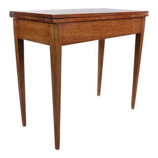 19th Century Game Table With Backgammon Interior For Sale