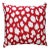 Kate Spade Cherry Red Animal Print Pillow For Sale