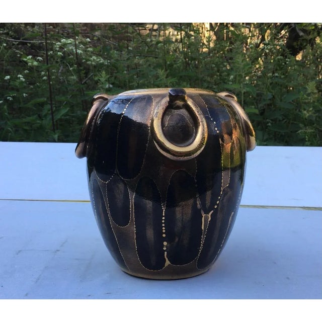 Bronze 1930s Louis Dage Art Deco Vase For Sale - Image 8 of 13