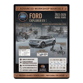 Ford Explorer Ev 2023-2026, Car Repair Manual, Workshop Guide Book For Sale