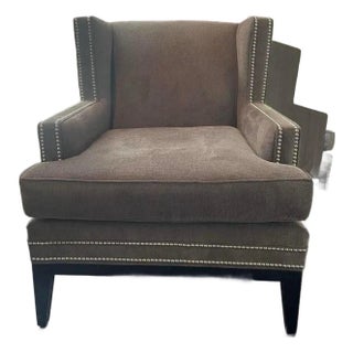 Modern Gray Accent Chair by Mitchell Gold + Bob Williams For Sale