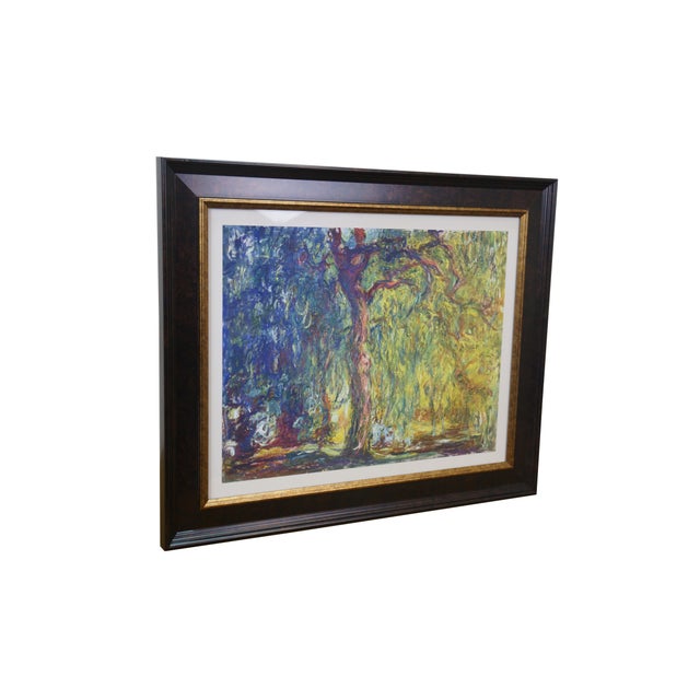 Vintage reproduction of the painting Weeping Willow by French Impressionist artist Claude Monet. Originally painted...