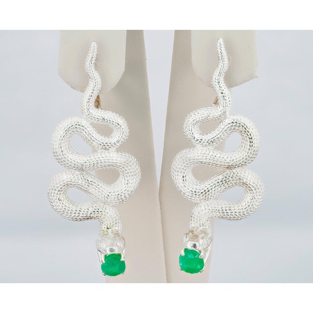 Not Yet Made - Made To Order Massive Snake Earrings- Set of 2 For Sale - Image 5 of 7