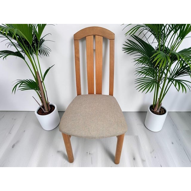 Brown Vintage Oak Dining Chairs, 1990s, Set of 6 For Sale - Image 8 of 18