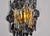Large Brutalist Wall Sconces in Wrought Iron and Glass, 1970s, Set of 2 For Sale - Image 10 of 14