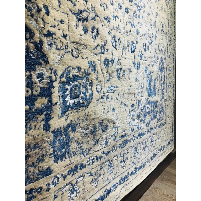 Vintage Indian Rug, 1980s For Sale - Image 11 of 12