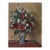 Vintage French Impressionist Art Print – Red Peonies by Pissarro, 18" X 24" For Sale