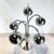1970s Robert Sonneman Style Chrome Atomic Waterfall Table Lamp For Sale - Image 5 of 9