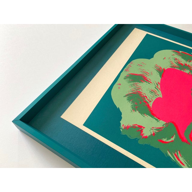 1970s Andy Warhol Vintage 1970 Mid Century Modern Framed Pop Art Serigraph Calendar Print " Marilyn " 1967 For Sale - Image 5 of 16