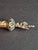Early 19th Century Antique 1812 Silver Torah Pointer Yad - 84 Zolotnik - Filigree & Coral Stone For Sale - Image 5 of 18