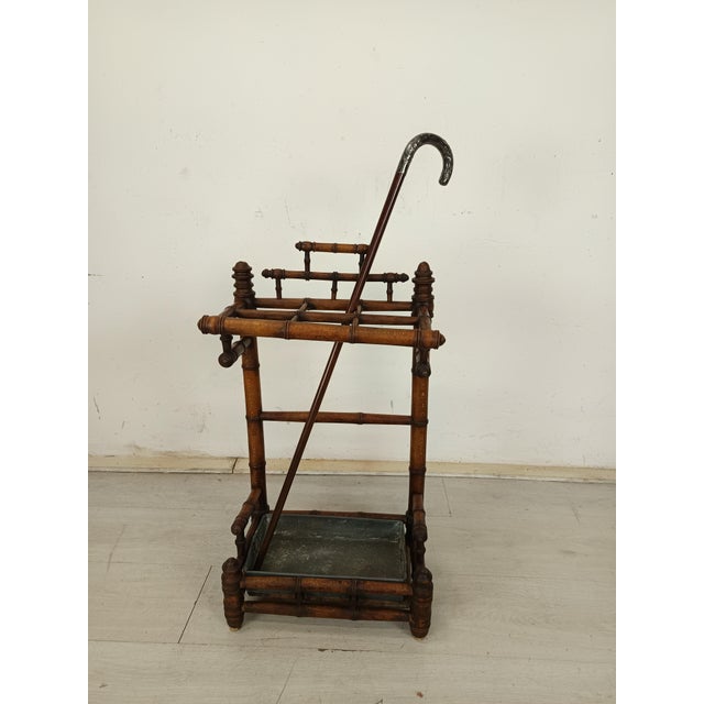 Napoleon III Bamboo Umbrella Stand For Sale - Image 4 of 14