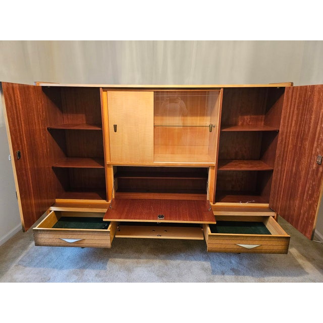 Mid 20th Century Mid 20th Century German Dry Bar Cabinet / Display Hutch by Möbel-Braun For Sale - Image 5 of 8