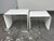 Plastic Scandinavian Designs Two Piece White Nesting Table Set, Two Piece For Sale - Image 7 of 12