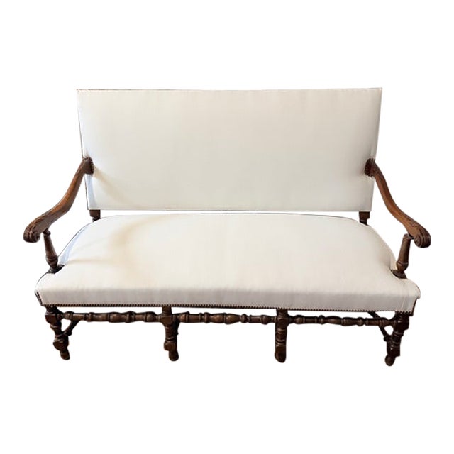 Antique White Sofa For Sale