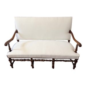 Antique White Sofa