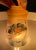 Glass 1930s Arts and Crafts Painted Glass Chandelier or Light Shade For Sale - Image 7 of 7