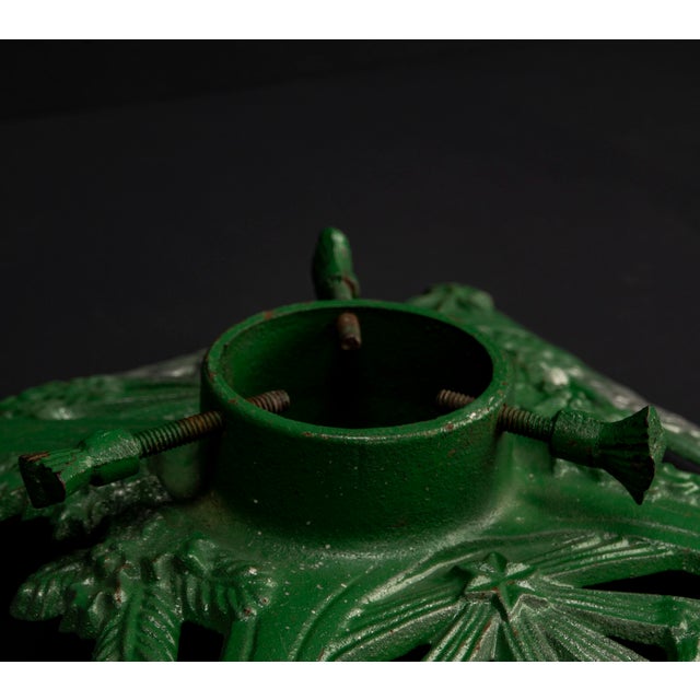 Art Nouveau Cast Iron Christmas Tree Stand, 1920s For Sale - Image 12 of 15