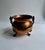 Metal Iron Footed & Handled Hand Hammered Copper Pot, C. 1970's For Sale - Image 7 of 17
