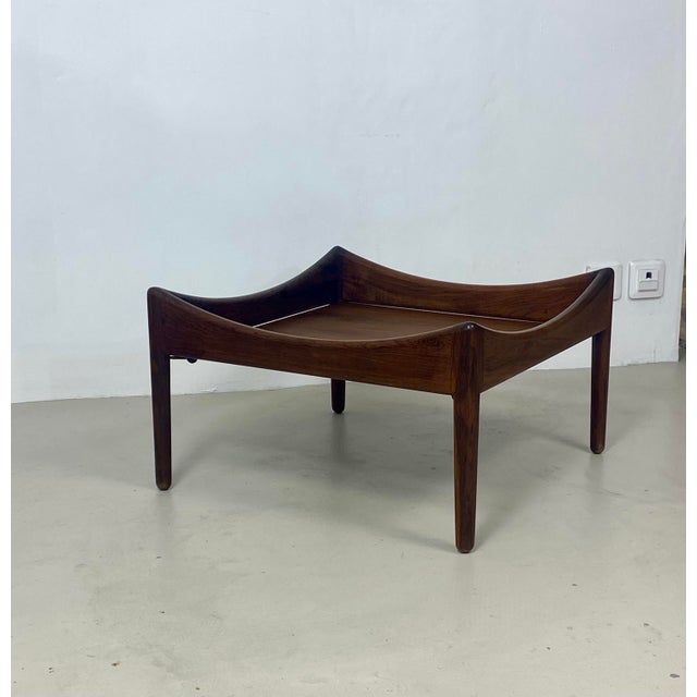 Rosewood coffee table designed by Kristian Vedel for Søren Willadsen Møbelfabrik. Made in Denmark in the 1960s, it...