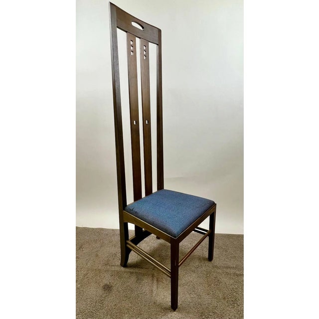1980s Charles Rennie Mackintosh MCM Ingram Dining Chairs for Cassina, Set of 12 For Sale - Image 5 of 18