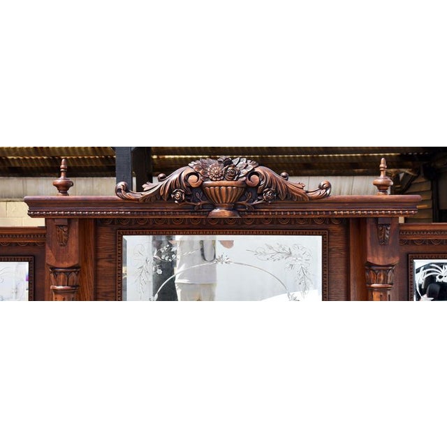 Victorian Carved Oak Front and Back Bar, 1980 For Sale - Image 18 of 18