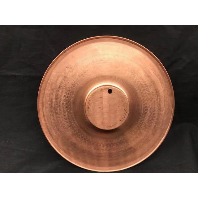 Boho Chic Kitchen Copper Clock in Metal For Sale - Image 3 of 6