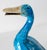 20th Century Pair of Chinese Turquoise Blue Glazed Chinoiserie Ducks or Geese For Sale - Image 11 of 13