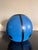 Early 21st Century Graphic Blue and Black Ceramic Vase For Sale - Image 5 of 10
