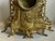 Metal Antique French Style Rococo Mantel Clock Case Gilt Brass For Sale - Image 7 of 12