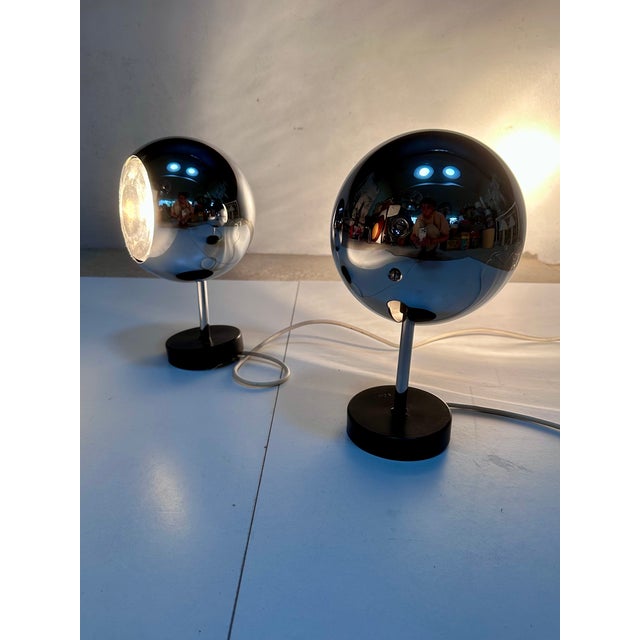 Chrome-Plated Eyeball Spotlights from Staff Leuchten, Germany, 1970s, Set of 2 For Sale - Image 11 of 13