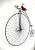 Curtis Jere Curtis Jere High Wheel Bicycle Iron Sculpture & Wall Decor 1960's For Sale - Image 4 of 12