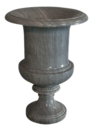 Late 20th Century Striata Marble Decorative Vase Baluster Urn