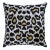 Contemporary Velvet Tiger Print Throw Pillow With Down Indert For Sale