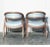 Mid-Century Modern Leather James Mont "King Cole" Chairs - Set of 6 For Sale - Image 3 of 5