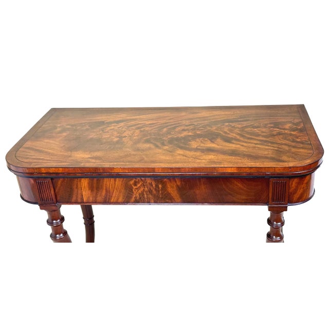 Regency Mahogany Tea Table, 1820 For Sale - Image 11 of 14