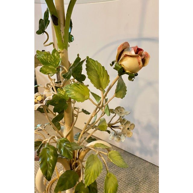 1950s 1950’s Italian Tole Floor Lamp For Sale - Image 5 of 12