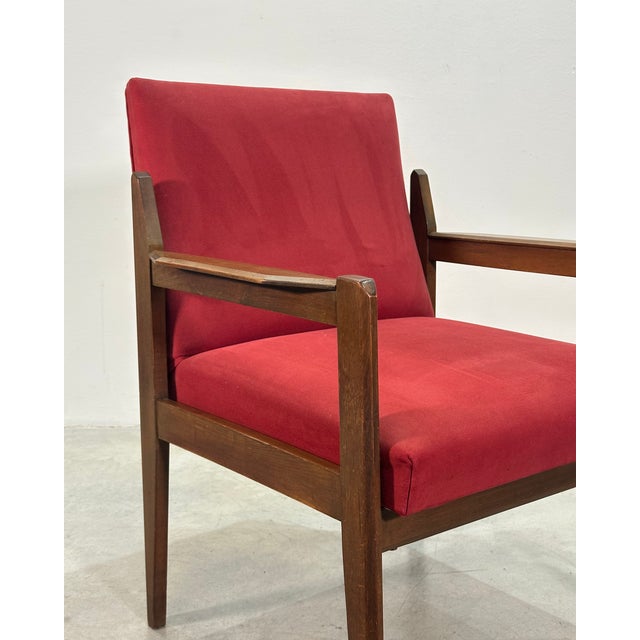 Vintage Teak Chairs and Stool, 1960s, Set of 3 For Sale - Image 13 of 18