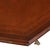 Traditional Regency Style Mahogany Leather Top Octagonal Pedestal Table For Sale - Image 3 of 3