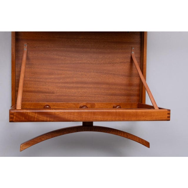 1960s Vintage Danish Wall Mounted Clothes Valet by Adam Von Hoff & Østergaard, 1960s For Sale - Image 5 of 6