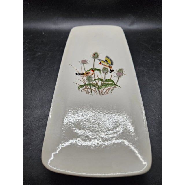Vintage Birds Motif Boudoir Tray
