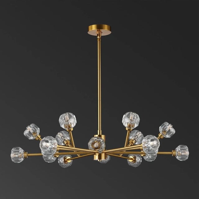 Breyer Crystal Chandelier - Gold For Sale In Philadelphia - Image 6 of 6