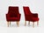 Small Armchairs with High Backrests in the style of Gio Ponti, Italy, 1950, Set of 2, in Very Good conditions. Designed...