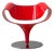 Red PR081 Little Perillo Lounge Chair by Martin Ballendat for Züco For Sale
