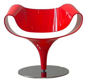 Red PR081 Little Perillo Lounge Chair by Martin Ballendat for Züco