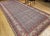 19th Century Persian Farahan Gallery Rug, Hand-Knotted Wool, Allover Herati Geometric Pattern, Ivory & Red, 7x16 For Sale - Image 14 of 15