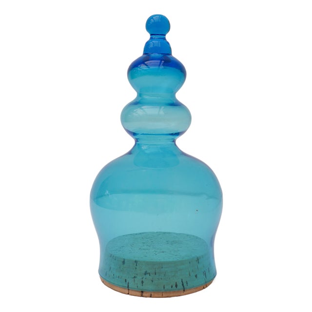 Candy Box in Handblown Art Glass by Bertil Vallien for Kosta Boda, 1970s For Sale