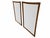 Mid-Century Modern Mid-Century Modern Broyhill Sculptra Walnut Wall Mirrors - Set of 2 For Sale - Image 3 of 4