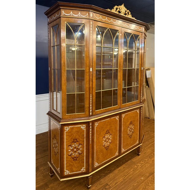 Brown Traditional Maitland - Smith China/ Display Cabinet For Sale - Image 8 of 18